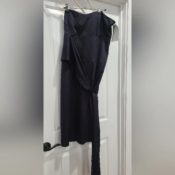 Ivanka Trump Chastian Strapless Formal Dress with Front Sash Bow Size 16 NWT - Picture 1 of 8